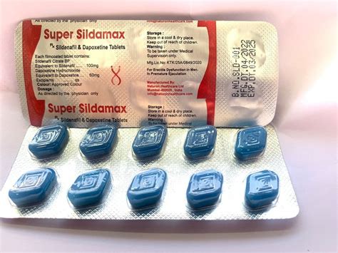 sildenafil dapoxetine tablets at rs 600 strip ed medicine in mumbai