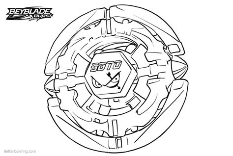 beyblade burst coloring pages black  white  printable coloring pages