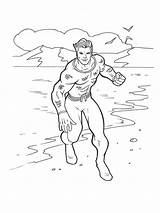 Aquaman Coloring Pages Printable Boys Kids Recommended Fun Books Color sketch template