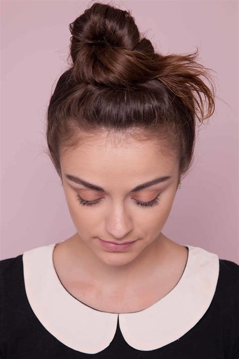messy bun hairstyle guide   stylish