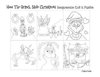 grinch stole christmas printable worksheets learning   read