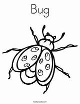 Coloring Bug Pages Printable Ladybug Insect Lightning Kids Print Bugs Color Noodle Twisty Template Insects Clipart Twistynoodle Printables Favorites Login sketch template