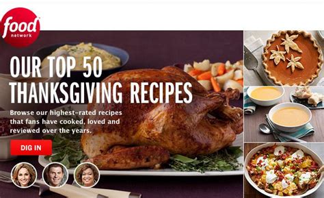 top  highest rated thanksgiving recipes  food network