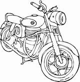 Mewarnai Motor Sepeda Anak Paud Tk Berbagai Temukan Aneka Anda sketch template