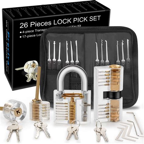 buy lock pick set preciva  piece lock picking tools lock picks kit
