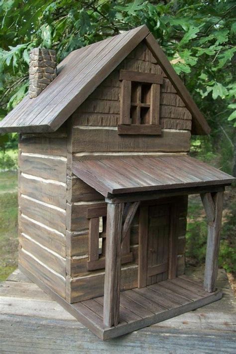 dollhouse log cabin dollhouse rustic dollhouse primitive