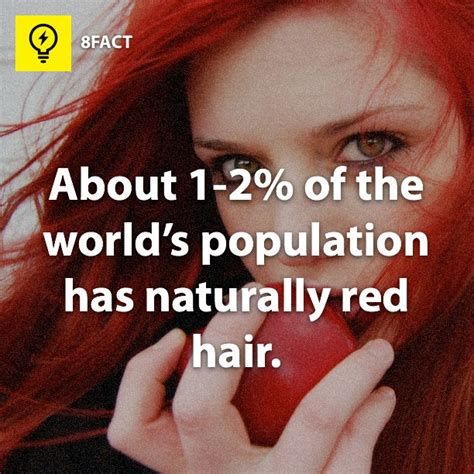 worlds population  naturally red hair fact
