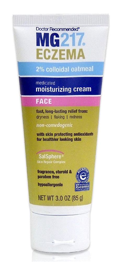 amazoncom mg eczema face moisturizing cream   colloidal