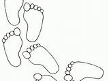 Coloring Pages Footprints Printable Clip Print Stencil Baby Kids Related Pattern Gif Coloringhome Comments Azcoloring sketch template