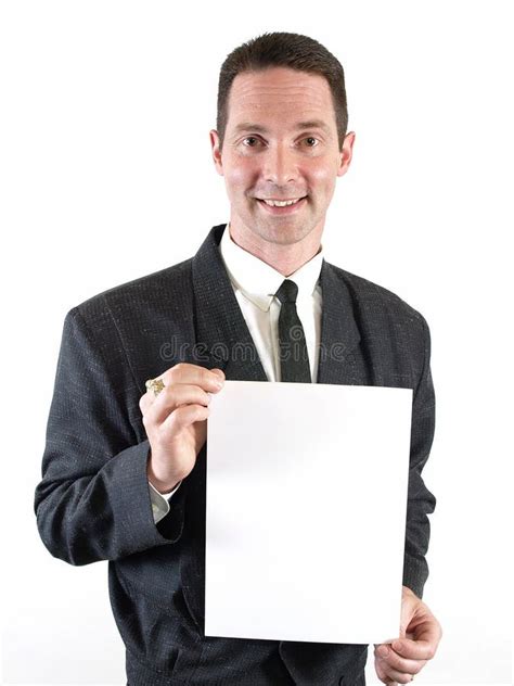 man holding sign royalty  stock images image