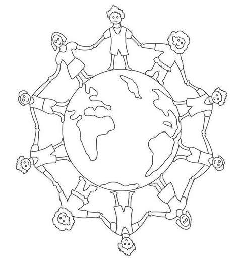 children   world coloring pages coloring home