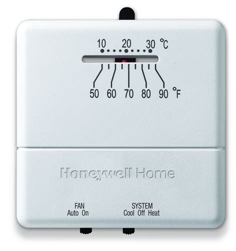 honeywell home cta manual economy thermostat  heat  cool applications walmart
