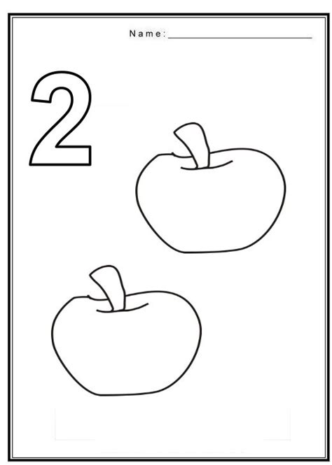 kids coloring page   number  coloring pages