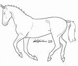 Lineart Horse Canter Coloring Dressage Pages Deviantart Cantering Horses Line Template Color Getcolorings Templates Kh Printable sketch template