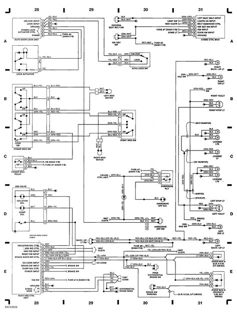 wiring diagram  wiring harness layout   isuzu pickup    vin prefix