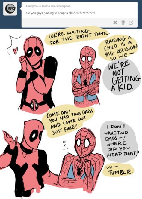 Ask Spidey And Deadpool Deadpool Spideypool Spiderman