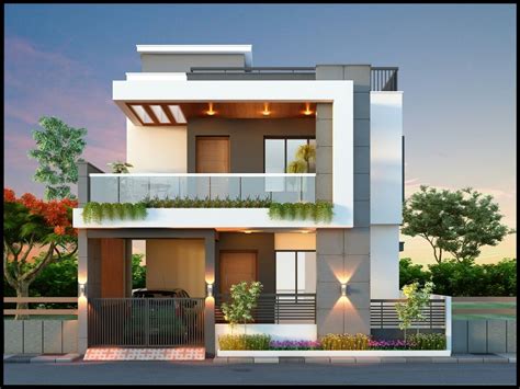 duplex exterior design  india exterior elevation designs  give   front