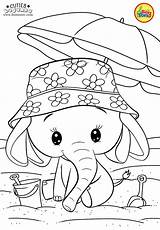 Coloring Cute Pages Kids Bojanke Animal sketch template