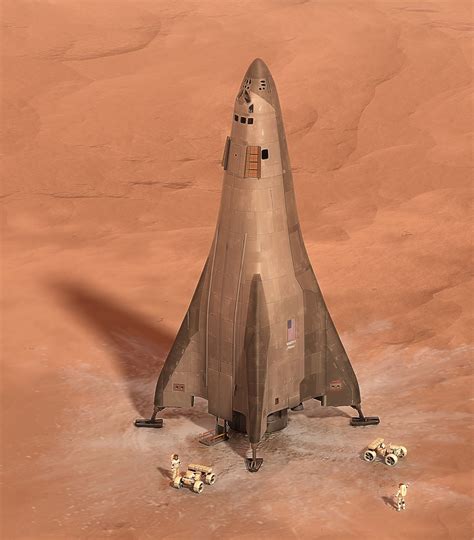 lockheed martins mars lander concept human mars