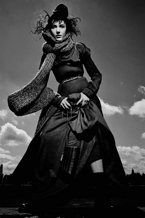 jumpin blackandwhite editorial magic from partrick demarchelier for love magazine fall winter