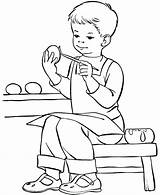 Boy Printable Coloring Pages Little Getcolorings sketch template