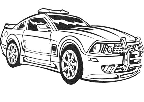 police car coloring pages    print