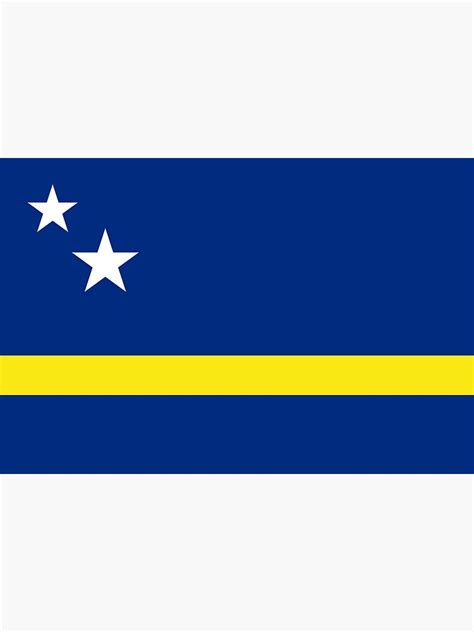 flag  curacao sticker  countries flags redbubble