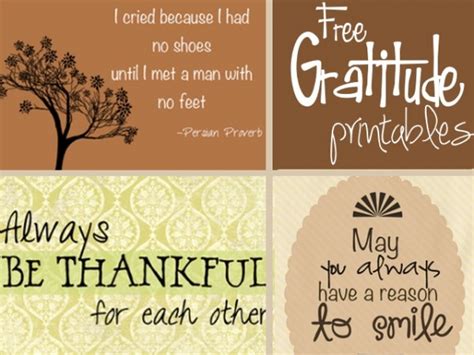 free thanksgiving and gratitude printables