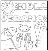 Coloring Spanish Summer Pages Ir Er Choose Board Verbs Verb sketch template