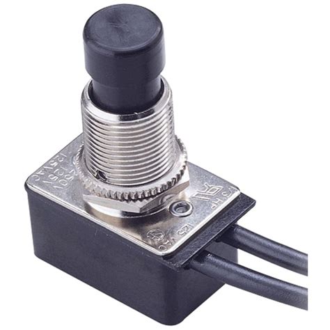 gardner bender  amp single pole maintained contact push button switch