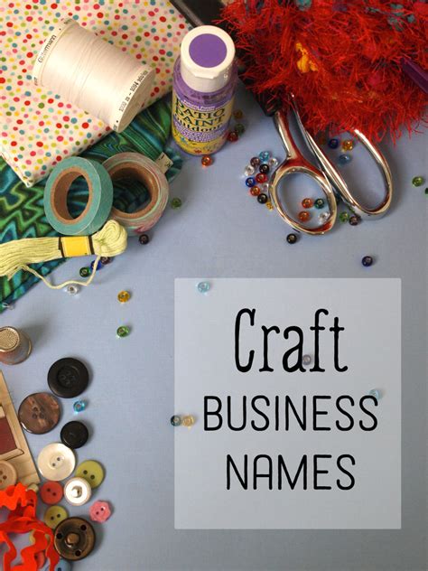 creative craft business names