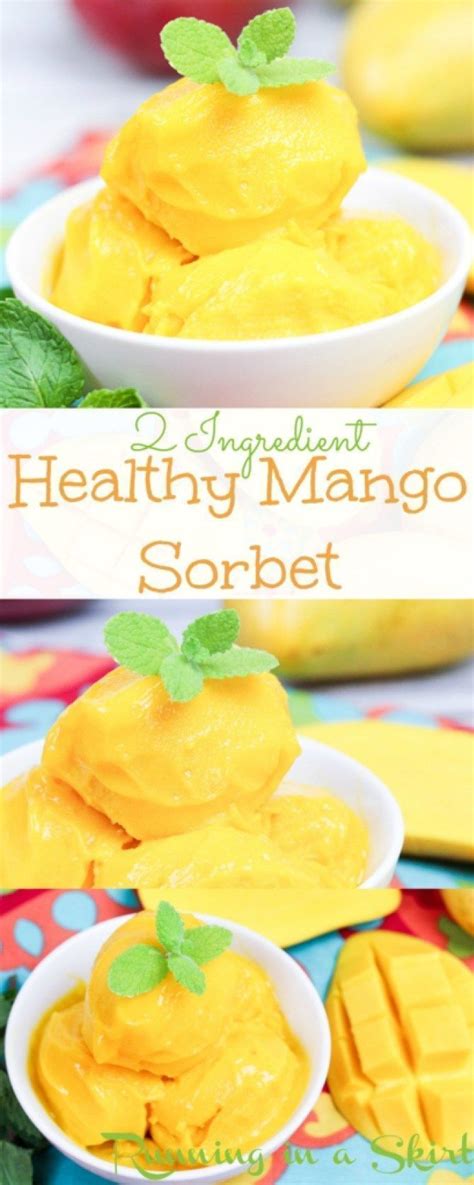 2 Ingredient Healthy Mango Sorbet Recipe This Easy And Delicous Sorbet