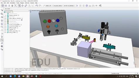 plc program   simulation  codesys coppeliasim linker tool