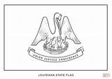 Louisiana Flag Coloring Pages State California North Symbols Carolina Printable Color Tree Print Drawing Getcolorings Flower Click Flags Sheets Designlooter sketch template
