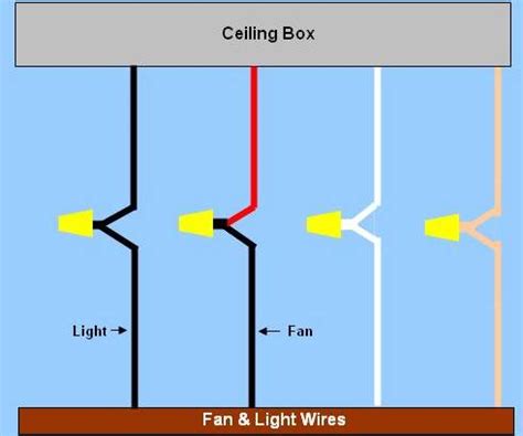 wiring  ceiling fan light part
