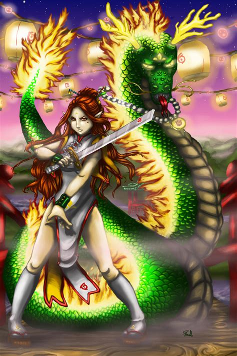 dragon lady    mmystery  deviantart