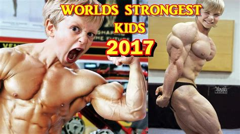 worlds strongest kids    lift  adults
