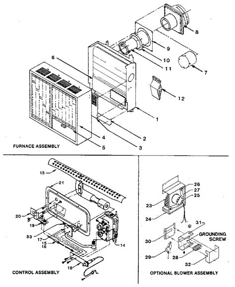 williams wall furnace parts model dvbnat sears partsdirect