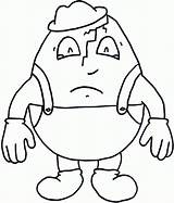 Humpty Dumpty Coloring Clipart Pages Cliparts Printable Clip Library Broken Popular Gif sketch template
