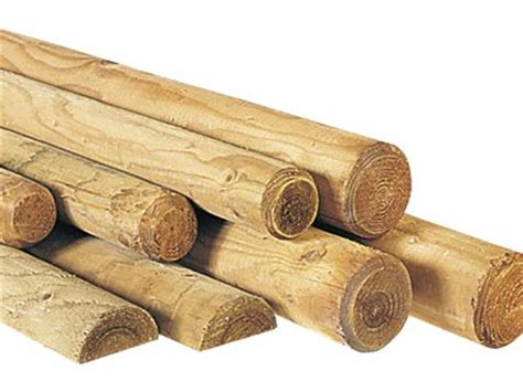 houten palen  grond zetten geimpregneerd hout schoonmaken