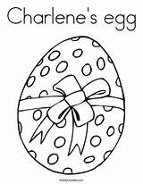 Easter Coloring Pages Egg Eggs Twistynoodle Gift Chocolate sketch template