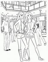 Barbie Coloring Pages Friends Spy Printable Squad Color Print Girls Kids Comments Getcolorings Adults Template Site sketch template