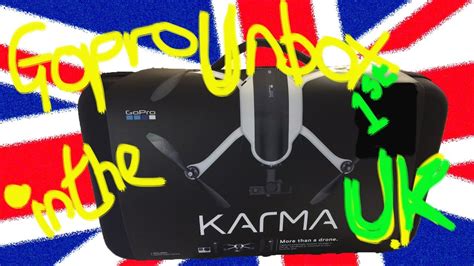 ultimate unboxing  st gopro karma drone   uk youtube