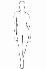 Mannequin Outline Sketches sketch template