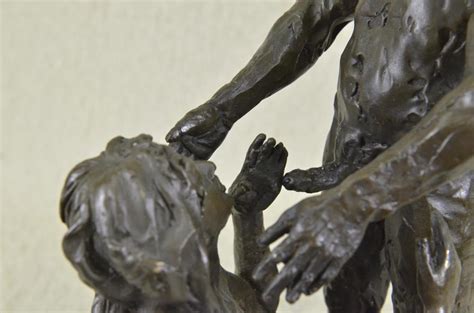 sold price 100 bronze erotic sculpture nude art statue sex on marble
