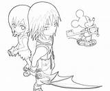 Hearts Kingdom Riku Pages Template sketch template