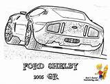 Coloring Mustang Ford Shelby Cars Muscle Car Cobra Template 2004 Yescoloring Pages Agera Popular sketch template