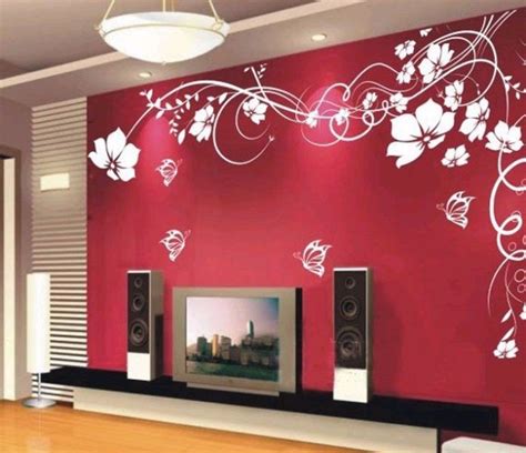 wall painting designs    living room luxurious wall
