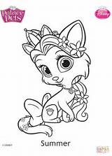 Coloring Palace Pets Pages Princess Disney Summer Cat Kids Printable Printables Sheets Colouring Color Pet Para Beauty Cute Book Whisker sketch template