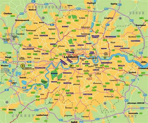 city map  london  printable maps